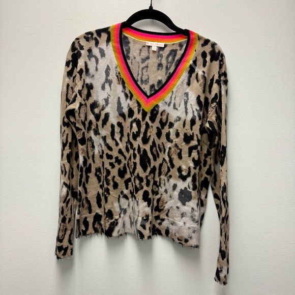 Lisa Todd  Wild Side Sweater, Mink/Mocha Tan | Size Small - Picture 4 of 7